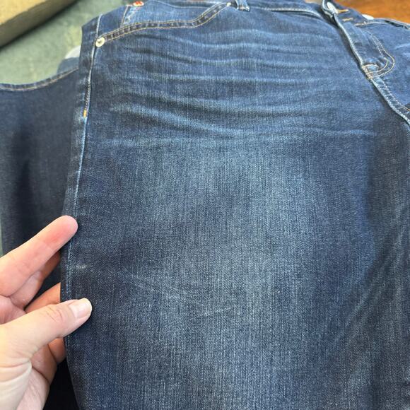 Hudson Beth Baby Boot Cut Jeans Dark Wash Mid Rise Size 32 Y2K Style Color MUDR - Picture 16 of 16